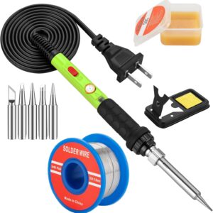 Kit de Soldadura 60W 10 en 1 Ceramico Con 5 Puntas 110V