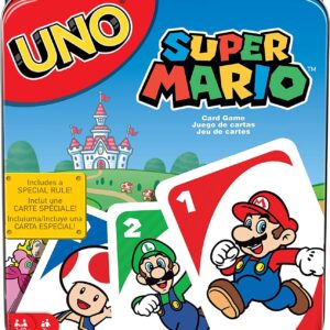 UNO Super Mario Game Juego de Cartas Estuche Coleccionable